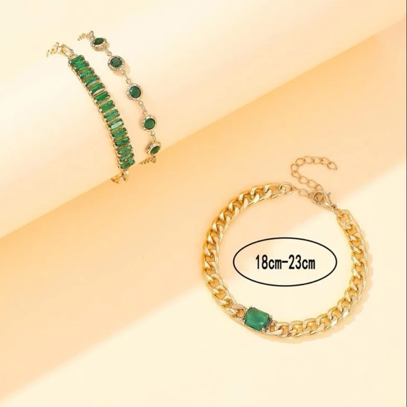 Cubic Zirconia Bracelet Set - Picture 4 of 4